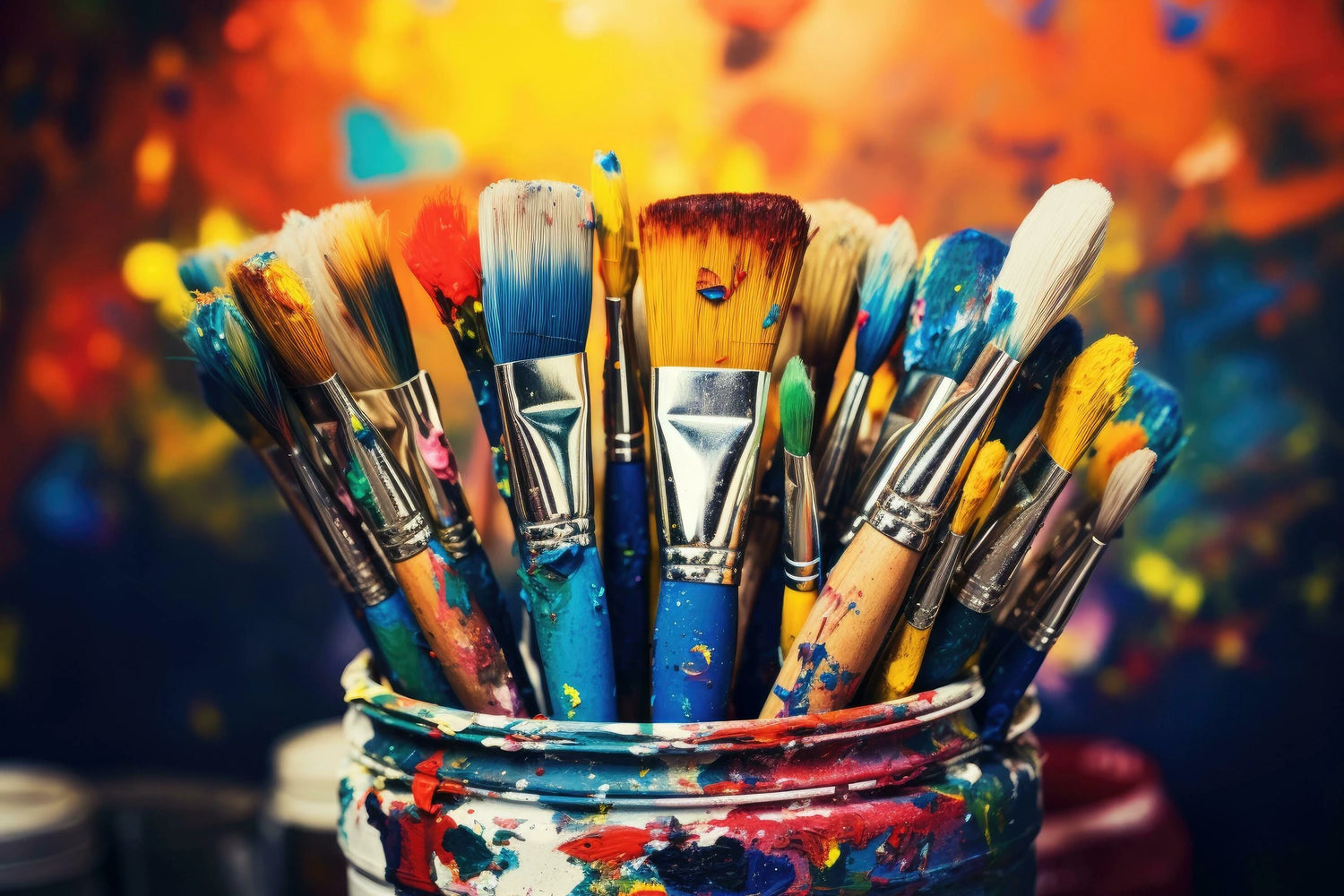 Artist brushes