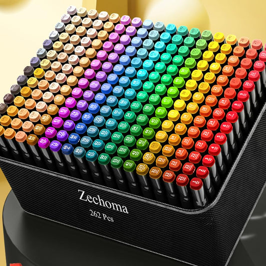 مجموعة أقلام الماركر الاحترافية الفاخرة | دمج سلس وألوان متعددة