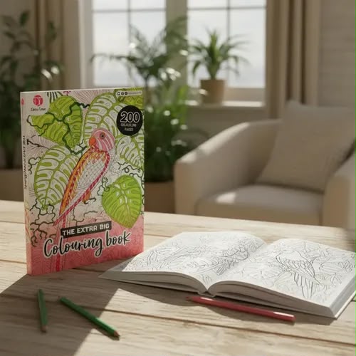MANDALA – THE EXTRA BIG 200 Coloring Pages
دفتر مانديلا 200 رسمة لمحبي التلوين والتفاصيل