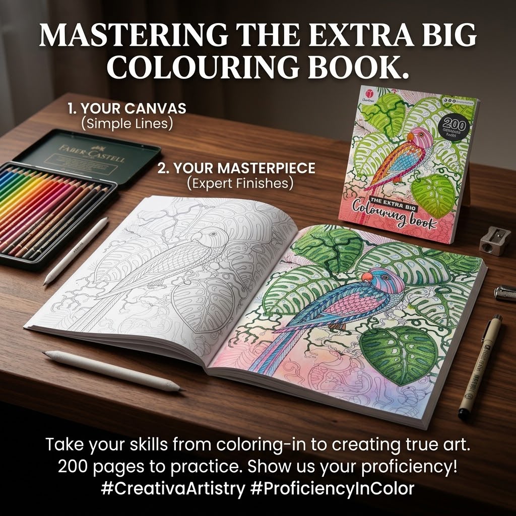 MANDALA – THE EXTRA BIG 200 Coloring Pages
دفتر مانديلا 200 رسمة لمحبي التلوين والتفاصيل