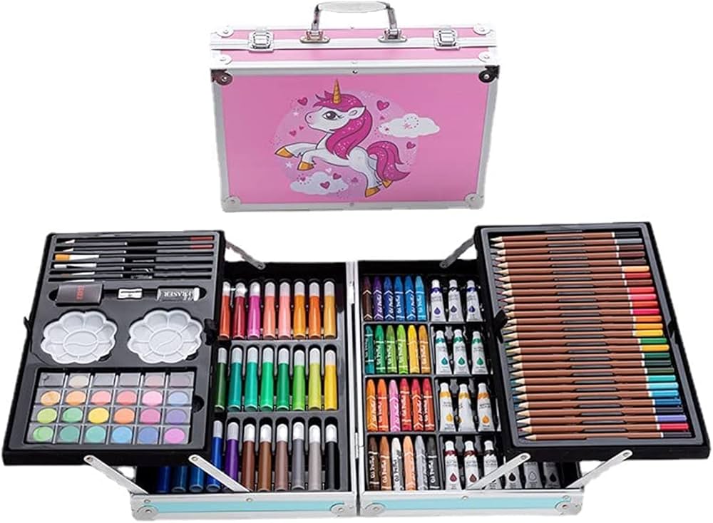 art set 145pcs with portable box