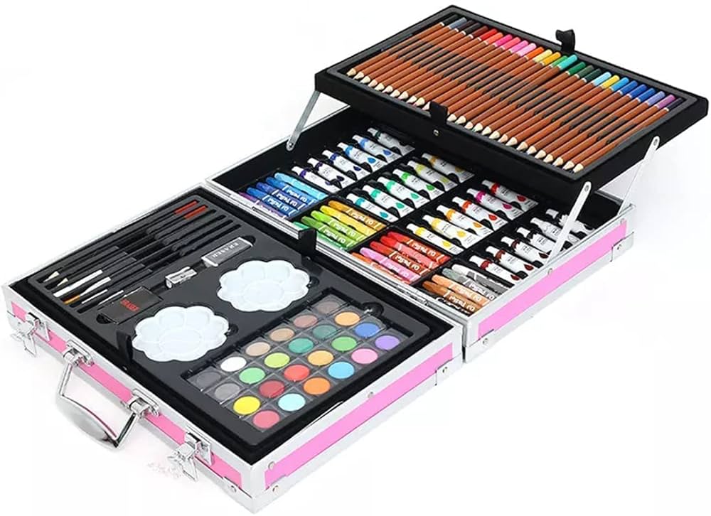 art set 145pcs with portable box