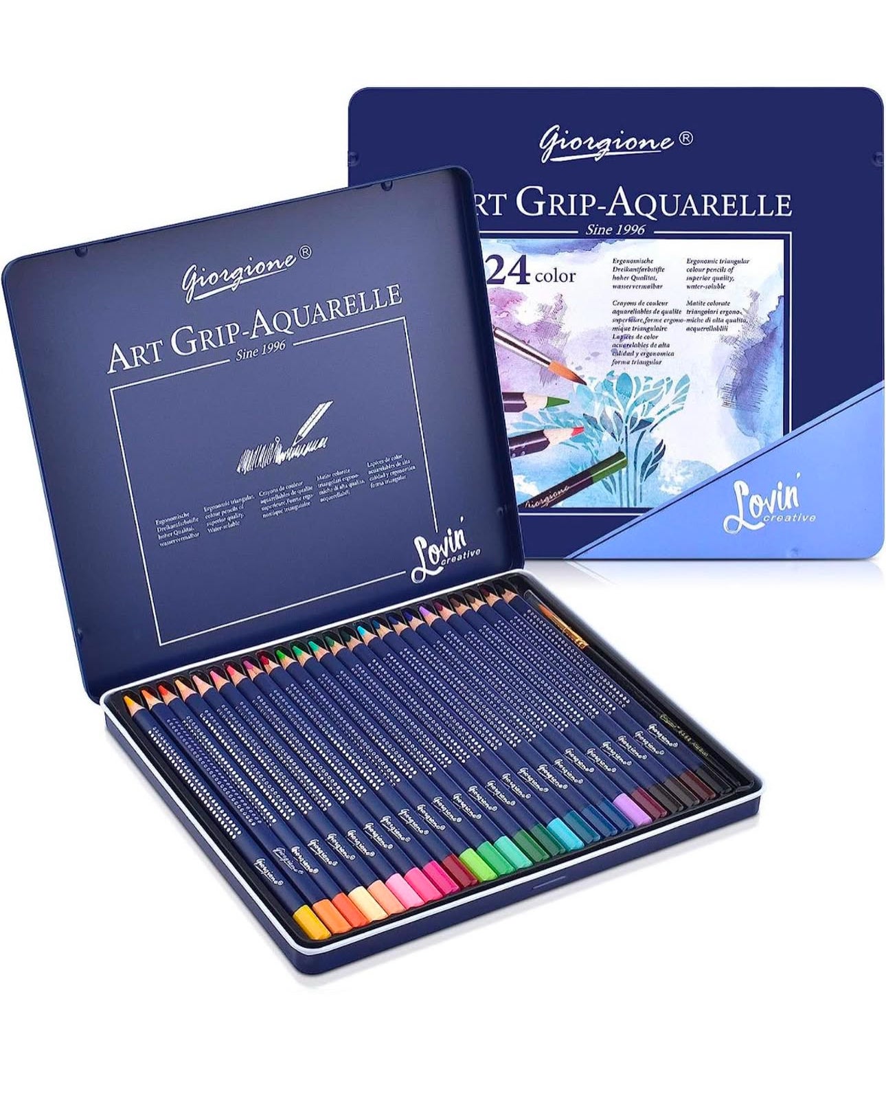 water based color pencils high quality 12pc