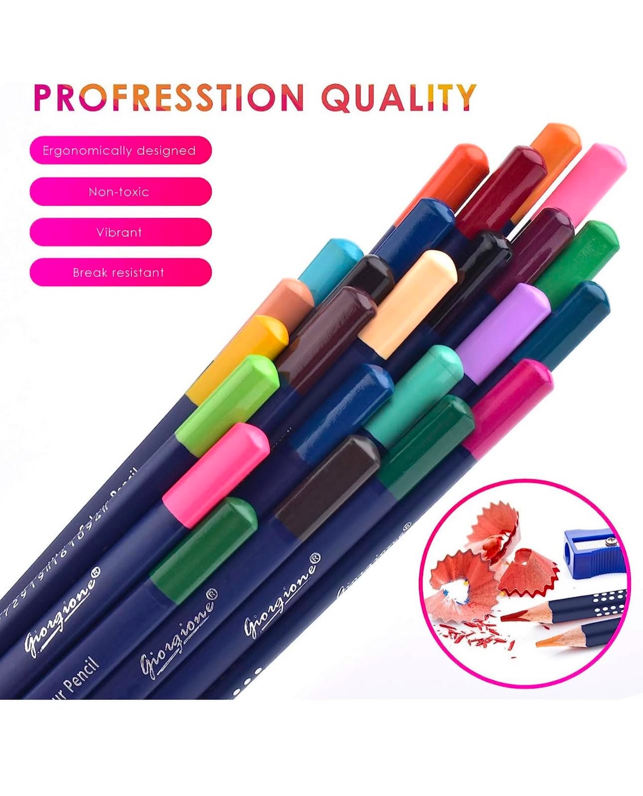 water based color pencils high quality 12pc