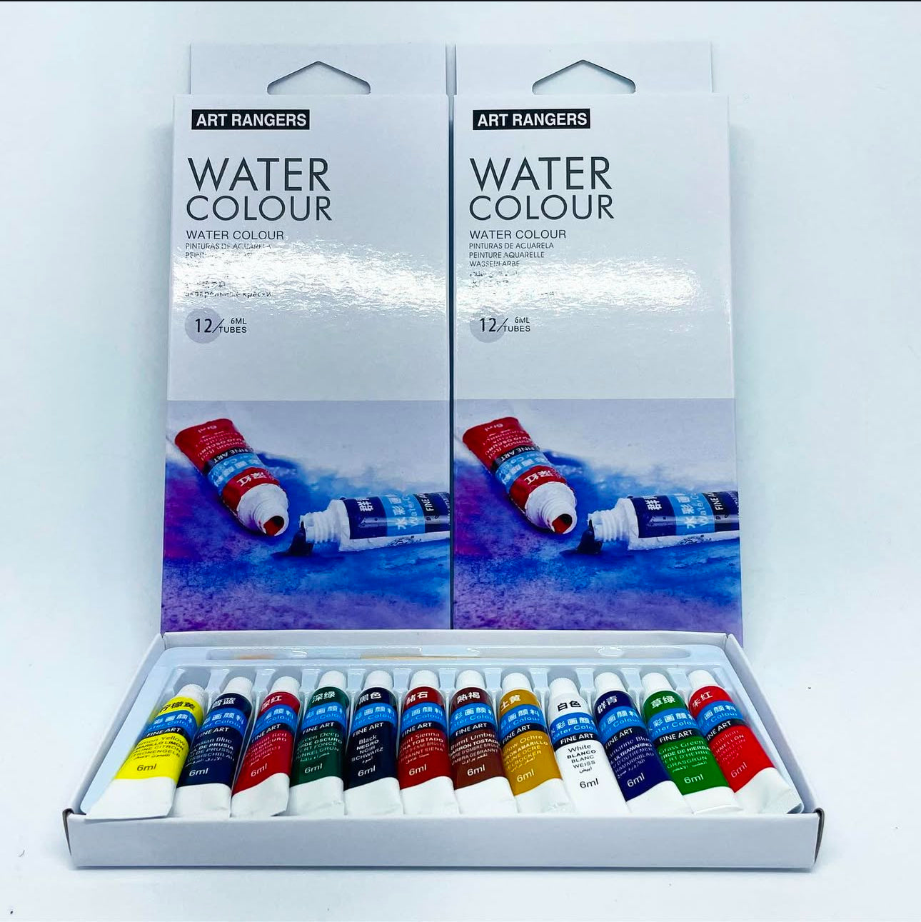 water color 12pcs - 6ml with brush