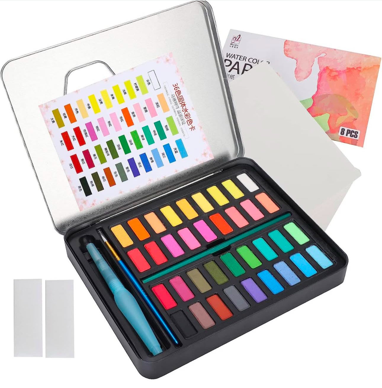 36 water color with all kit box