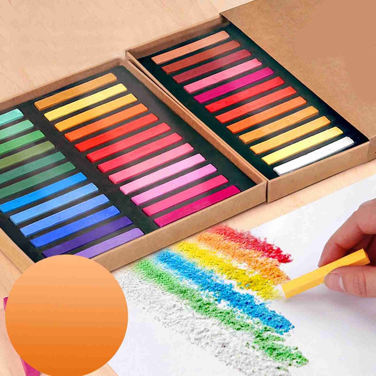 soft dry pastel sticks 12/24/36 colors