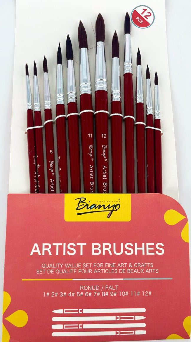 corot Artist Brushes 10pcs multi shapes